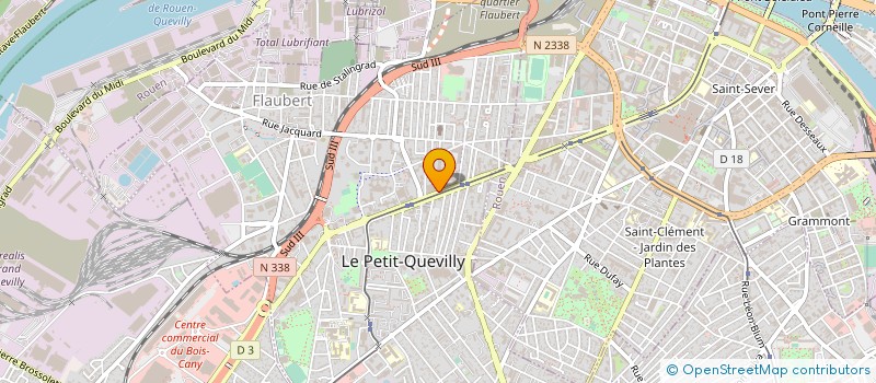 localisation de l'entreprise SARL AL AMAL  LE PETIT-QUEVILLY