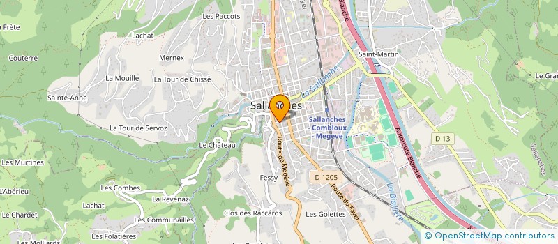 localisation de l'entreprise SARL AL DENTE à SALLANCHES