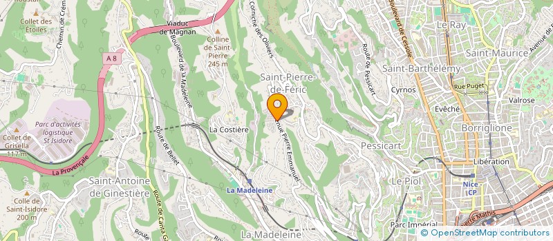 localisation de l'entreprise SARL AL3MA GESTION à NICE