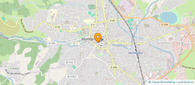 localisation de l'entreprise SARL ALABAMA  MONTBRISON