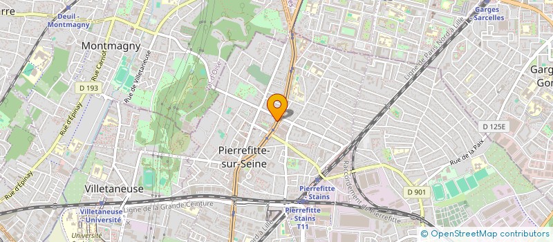 localisation de l'entreprise SARL ALAIN AUTOS à PIERREFITTE-SUR-SEINE