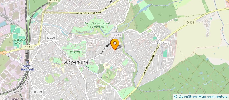 localisation de l'entreprise SARL ALAIN BIJEAU à SUCY-EN-BRIE