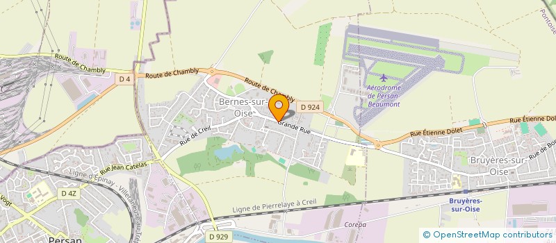 localisation de l'entreprise SARL ALAIN BRIEZ à BERNES-SUR-OISE