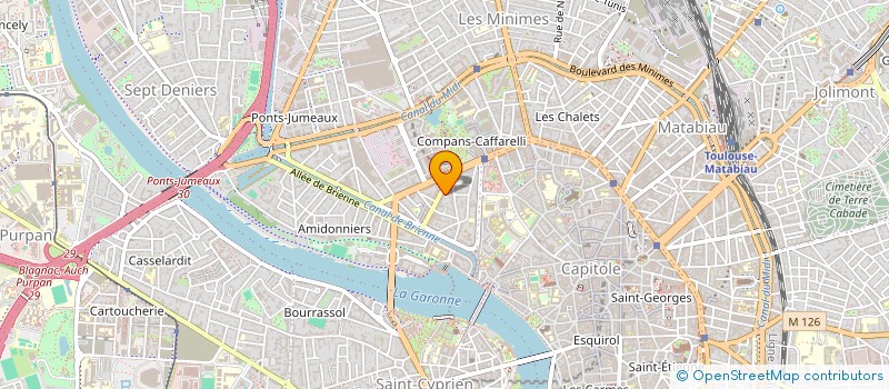 localisation de l'entreprise SARL ALAIN FISCHER PROMOTION à TOULOUSE