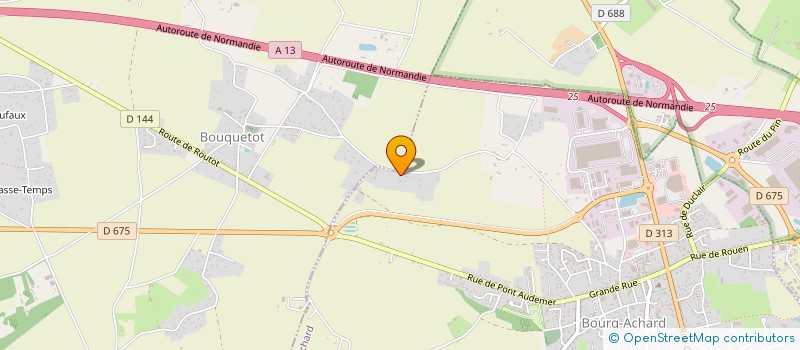 localisation de l'entreprise SARL ALAIN GALLOIS à BOURG-ACHARD