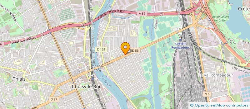 localisation de l'entreprise SARL ALAIN HUMBERT  CHOISY-LE-ROI