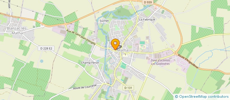 localisation de l'entreprise SARL ALAIN REIGNER  MATHA