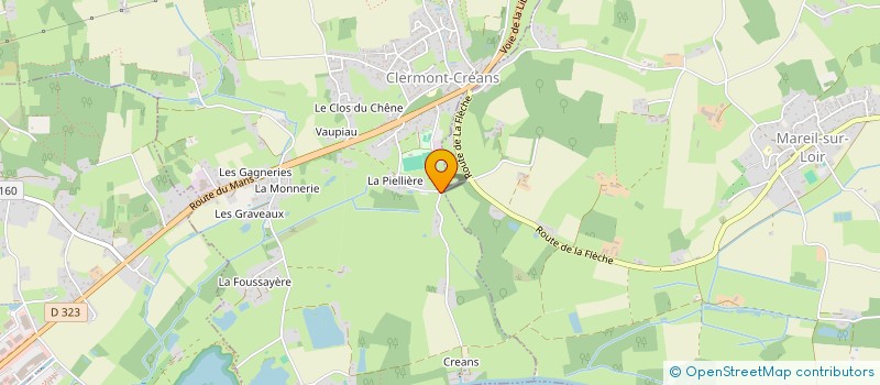 localisation de l'entreprise SARL ALAN ISAAC GAUTRON CONFORT  CLERMONT-CREANS