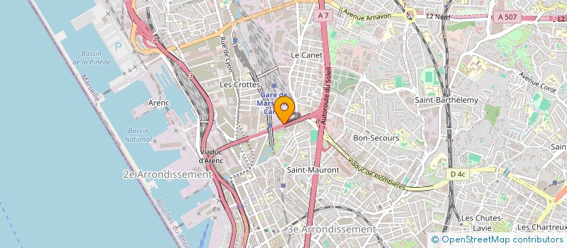 localisation de l'entreprise SARL ALANDETE à MARSEILLE