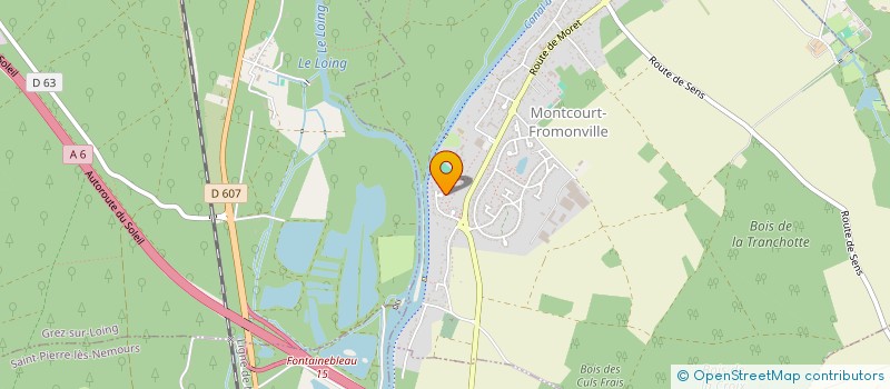 localisation de l'entreprise SARL ALARME SYSTEME DE SECURITE EXTINCTEUR  MONTCOURT-FROMONVILLE