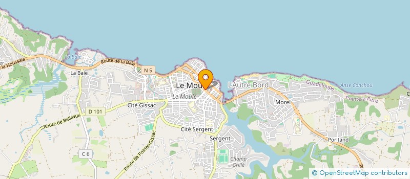 localisation de l'entreprise SARL ALARO GRILL à LE MOULE