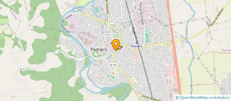 localisation de l'entreprise SARL ALBACA à PAMIERS