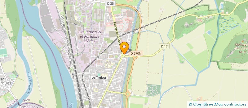 localisation de l'entreprise SARL ALBAN à ARLES