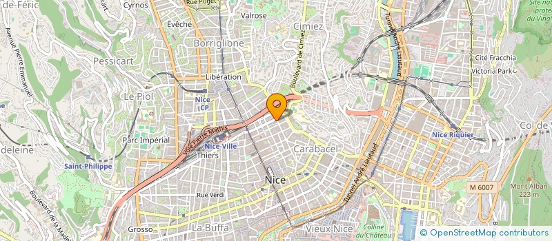 localisation de l'entreprise SARL ALBATROS à NICE
