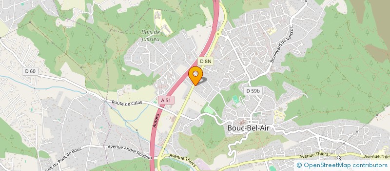 localisation de l'entreprise SARL ALBENI à BOUC-BEL-AIR