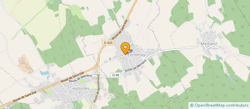 localisation de l'entreprise SARL ALBERT CHRISTOPHE  FONTENAY