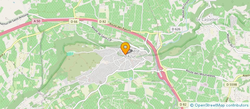 localisation de l'entreprise SARL ALBERTO ET FILS à LA CADIERE-D'AZUR