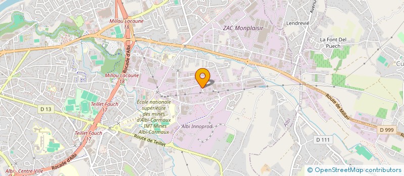 localisation de l'entreprise SARL ALBI PROFILS à ALBI
