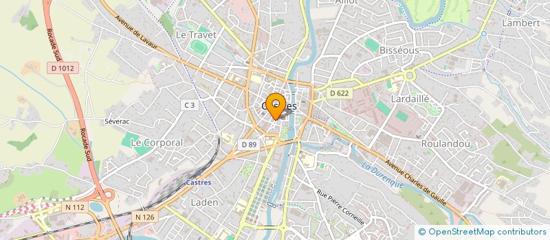 localisation de l'entreprise SARL ALBO SEGURA PARAGON SPORTS à CASTRES