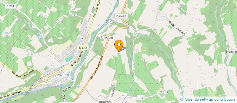 localisation de l'entreprise SARL ALBRET INVESTISSEMENT ET SERVICES A.I.S.  LAVARDAC