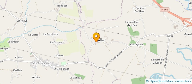 localisation de l'entreprise SARL ALC VOLAILLES à SAINT-CARADEC