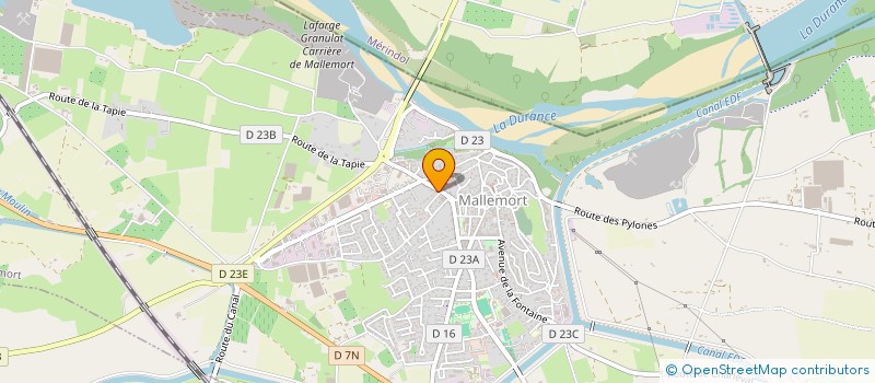 localisation de l'entreprise SARL ALCADE à MALLEMORT