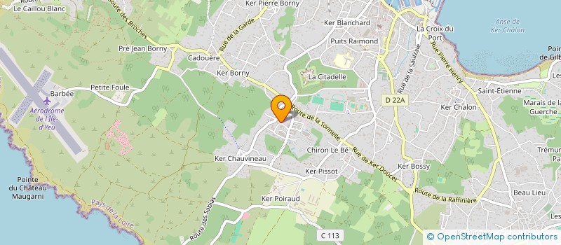 localisation de l'entreprise SARL ALCEM TP à L'ILE-D'YEU