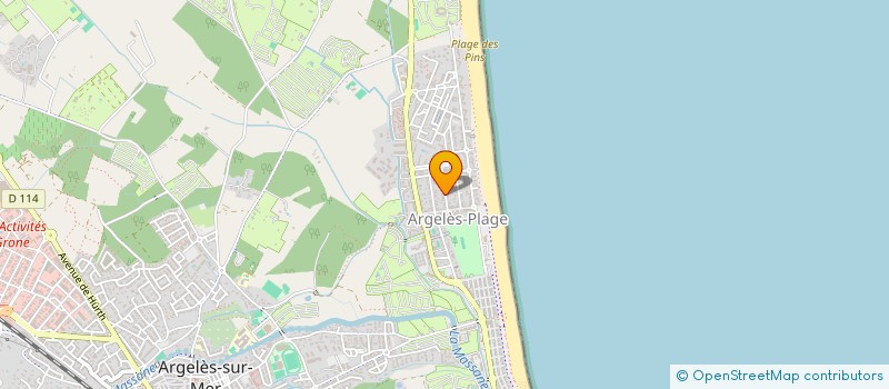 localisation de l'entreprise SARL ALCIHOTEL à ARGELES-SUR-MER