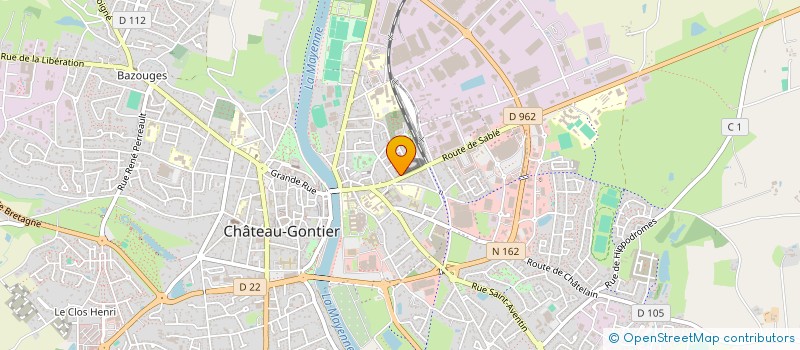 localisation de l'entreprise SARL ALDEN 53  CHATEAU-GONTIER-SUR-MAYENNE