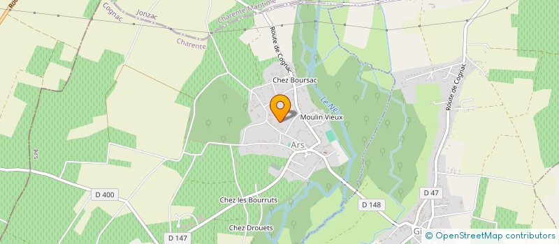 localisation de l'entreprise SARL ALDRIN à GENSAC-LA-PALLUE