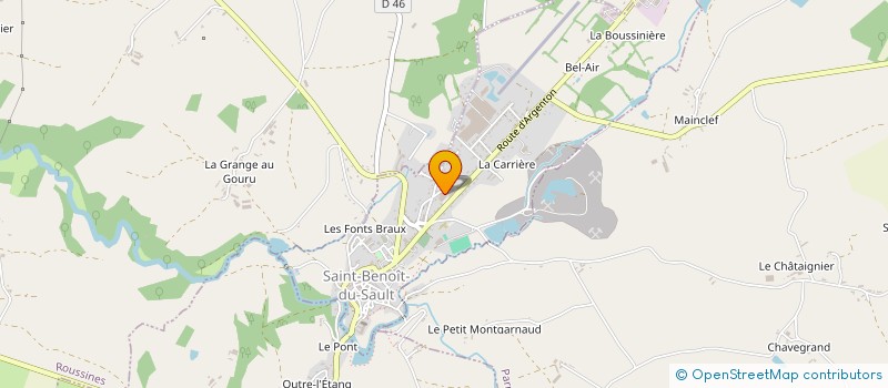 localisation de l'entreprise SARL ALEMAX à SAINT-BENOIT-DU-SAULT