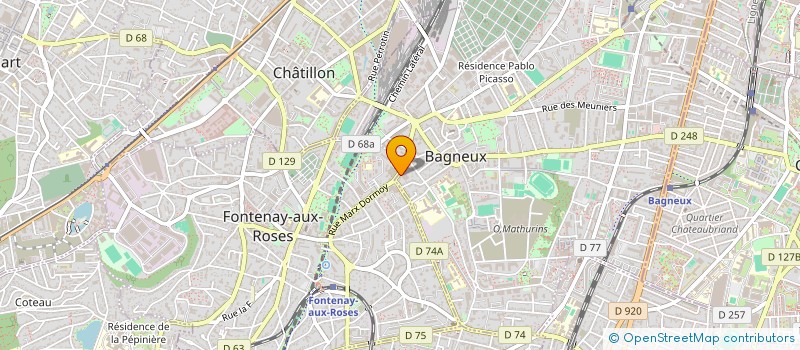 localisation de l'entreprise SARL ALEPH à BAGNEUX