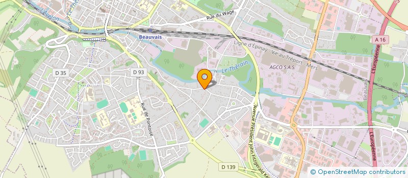 localisation de l'entreprise SARL ALEV à BEAUVAIS