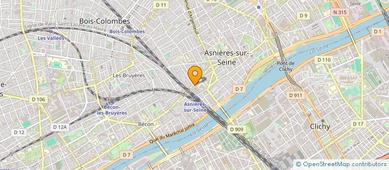 localisation de l'entreprise SARL ALEVIANA  ASNIERES-SUR-SEINE