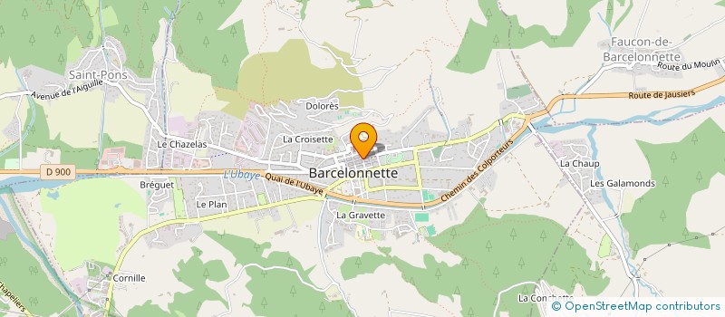 localisation de l'entreprise SARL ALEX  BARCELONNETTE