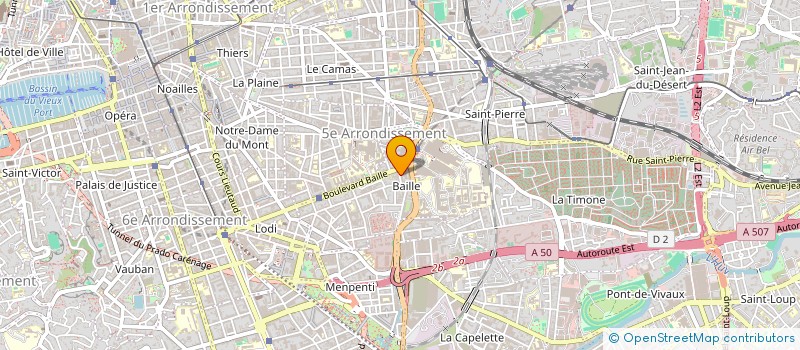 localisation de l'entreprise SARL ALEX à MARSEILLE