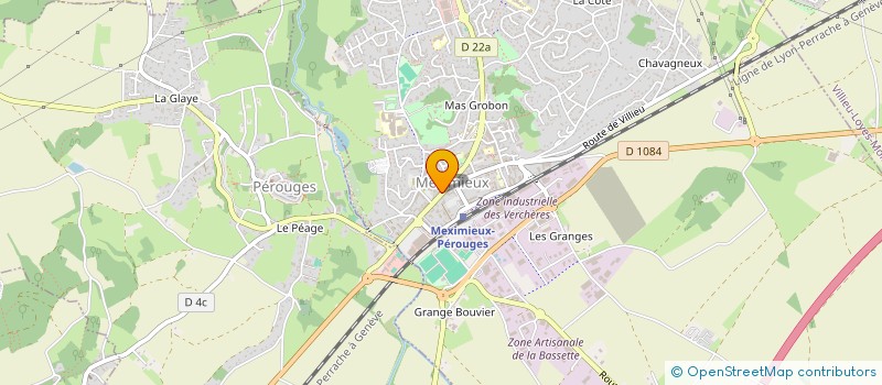 localisation de l'entreprise SARL ALEX VETEMENT à MEXIMIEUX