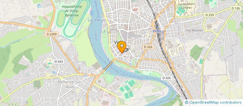 localisation de l'entreprise SARL ALEXANDRA INVEST à VICHY