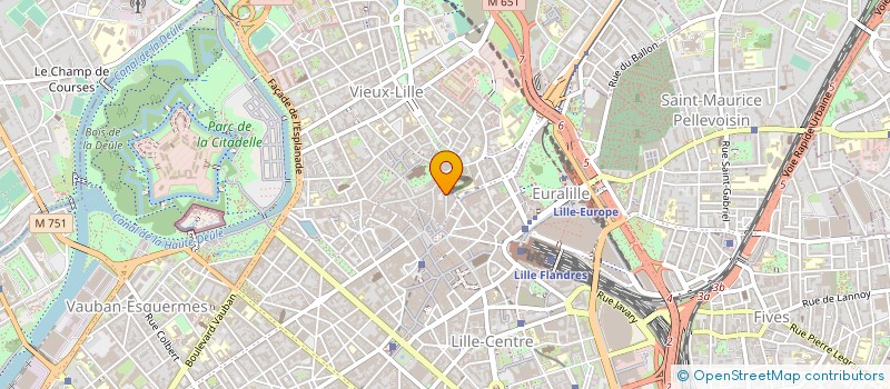 localisation de l'entreprise SARL ALEXANDRE à LILLE