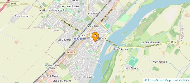 localisation de l'entreprise SARL ALEXANDRE à BEAUGENCY