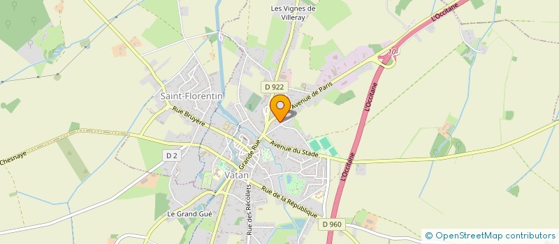 localisation de l'entreprise SARL ALEXANDRE BARRE TAXIS à VATAN
