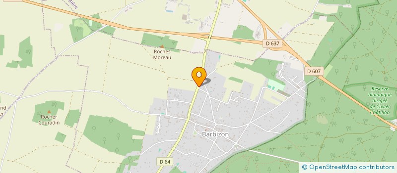 localisation de l'entreprise SARL ALEXANDRE DROUOT  BARBIZON