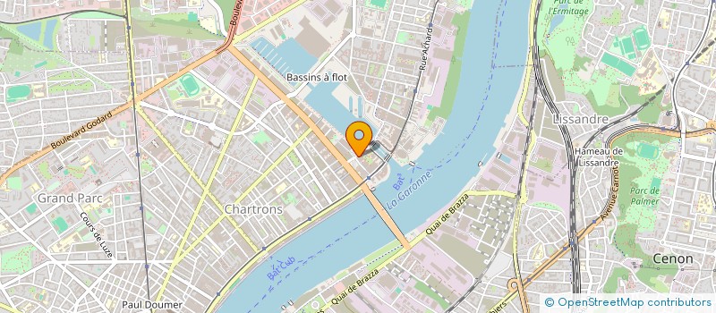 localisation de l'entreprise SARL ALEXANDRE LACAZE ARCHITECTE  BORDEAUX