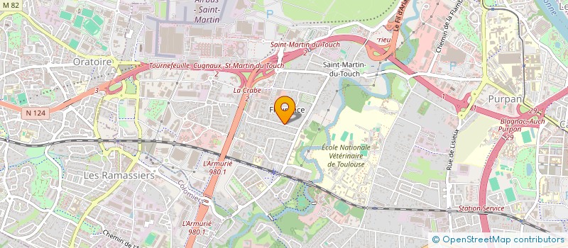 localisation de l'entreprise SARL ALEXANDRE MENUZZO INTERNATIONAL ET PAR ABREVIATION A.M.I. à TOULOUSE