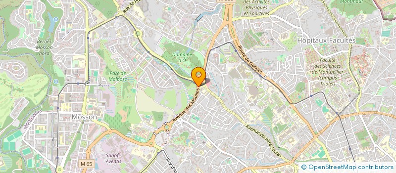 localisation de l'entreprise SARL ALEXI'S FRIEV à MONTPELLIER