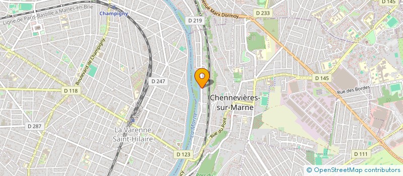 localisation de l'entreprise SARL  ALEXVILLE  CHENNEVIERES-SUR-MARNE