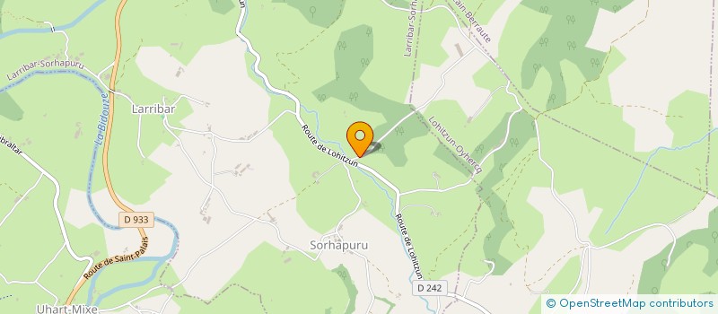 localisation de l'entreprise SARL ALFA  LOHITZUN-OYHERCQ