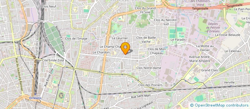 localisation de l'entreprise SARL ALFA à ORLEANS