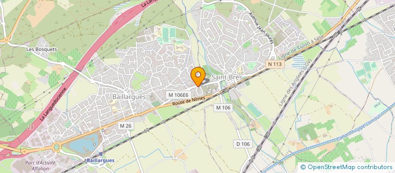 localisation de l'entreprise SARL ALFA FERMETURE à BAILLARGUES