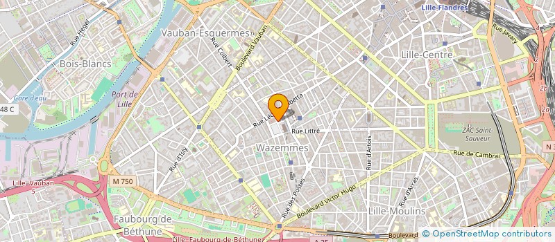 localisation de l'entreprise SARL ALFA HALLES à LILLE